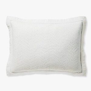 ☀️Serena & Lily☀️2 Almonte Quilt Standard Shams(White/Coastal Blue)